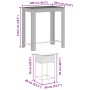 Juego de bar de jardín de 7 piezas con cojines ratán PE gris von , Gartensets - Ref: Foro24-3261457, Preis: 415,62 €, Rabatt: %