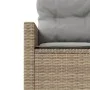 Sofá de jardín semicircular con cojines ratán sintético beige by , Outdoor sofas - Ref: Foro24-3318515, Price: 448,35 €, Disc...