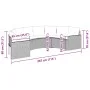 Sofá de jardín semicircular con cojines ratán sintético beige by , Outdoor sofas - Ref: Foro24-3318515, Price: 448,35 €, Disc...