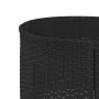 Sofá de jardín semicircular con mesa y cojines ratán PE negro by , Outdoor sofas - Ref: Foro24-3318517, Price: 481,92 €, Disc...