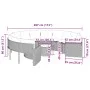 Sofá de jardín redondo con mesa y cojines ratán PE gris by , Outdoor sofas - Ref: Foro24-3318536, Price: 693,08 €, Discount: %