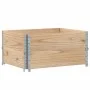 Collares de palets 2 unidades madera maciza de pino 80x60 cm by , Loading platforms and pallets - Ref: Foro24-4010268, Price:...