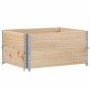 Palettenhalsketten, 2 Stück, Massivholz aus Kiefer, 80x60 cm. von , Ladeplattformen und Paletten - Ref: Foro24-4010268, Preis...