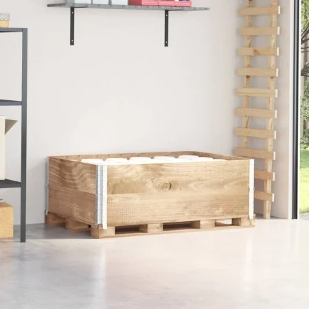 Collares de palets 2 unidades madera maciza de pino 120x80 cm by , Loading platforms and pallets - Ref: Foro24-4010275, Price...