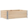 Collares de palets 2 unidades madera maciza de pino 120x80 cm by , Loading platforms and pallets - Ref: Foro24-4010275, Price...