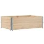 Collares de palets 2 unidades madera maciza de pino 120x80 cm by , Loading platforms and pallets - Ref: Foro24-4010275, Price...