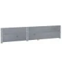 Collares de palets 2 uds madera maciza de pino gris 120x80 cm by , Loading platforms and pallets - Ref: Foro24-4010277, Price...