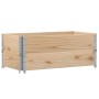 Collares de palets 2 unidades madera maciza de pino 100x50 cm by , Loading platforms and pallets - Ref: Foro24-4010282, Price...