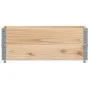 Collares de palets 2 unidades madera maciza de pino 100x50 cm by , Loading platforms and pallets - Ref: Foro24-4010282, Price...
