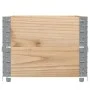 Collares de palets 2 unidades madera maciza de pino 100x50 cm by , Loading platforms and pallets - Ref: Foro24-4010282, Price...