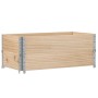 Collares de palets 2 unidades madera maciza de pino 100x50 cm by , Loading platforms and pallets - Ref: Foro24-4010282, Price...