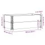 Collares de palets 2 unidades madera maciza de pino 100x50 cm by , Loading platforms and pallets - Ref: Foro24-4010282, Price...