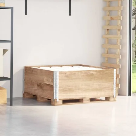 Collares de palets 2 unidades madera maciza de pino 100x100 cm by , Loading platforms and pallets - Ref: Foro24-4010289, Pric...