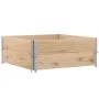 Collares de palets 2 unidades madera maciza de pino 100x100 cm by , Loading platforms and pallets - Ref: Foro24-4010289, Pric...