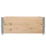 Collares de palets 2 unidades madera maciza de pino 100x100 cm by , Loading platforms and pallets - Ref: Foro24-4010289, Pric...