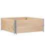 Collares de palets 2 unidades madera maciza de pino 100x100 cm by , Loading platforms and pallets - Ref: Foro24-4010289, Pric...