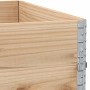 Collares de palets 2 unidades madera maciza de pino 100x100 cm by , Loading platforms and pallets - Ref: Foro24-4010289, Pric...