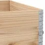 Collares de palets 2 unidades madera maciza de pino 100x100 cm by , Loading platforms and pallets - Ref: Foro24-4010289, Pric...