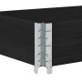 Collar de palet madera maciza de pino negro 150x50 cm by , Loading platforms and pallets - Ref: Foro24-4010294, Price: 50,97 ...
