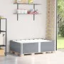Collares de palets 2 uds madera maciza de pino gris 150x100 cm by , Loading platforms and pallets - Ref: Foro24-4010307, Pric...