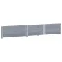 Collares de palets 2 uds madera maciza de pino gris 150x100 cm by , Loading platforms and pallets - Ref: Foro24-4010307, Pric...