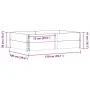 Collares de palets 2 uds madera maciza de pino gris 150x100 cm by , Loading platforms and pallets - Ref: Foro24-4010307, Pric...
