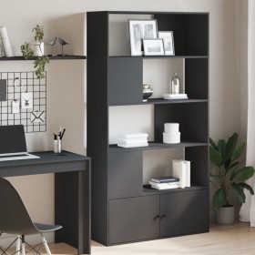Estantería de madera de ingeniería negra 100x36x189 cm by , Bookcases and shelves - Ref: Foro24-3295325, Price: 141,97 €, Dis...