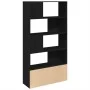 Schwarzes Regal aus Ingenieurholz 100x36x189 cm von , Bücherregale und Regale - Ref: Foro24-3295325, Preis: 140,06 €, Rabatt: %