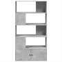 Estantería de madera de ingeniería gris hormigón 100x36x189 cm by , Bookcases and shelves - Ref: Foro24-3295327, Price: 128,2...