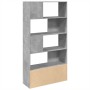 Estantería de madera de ingeniería gris hormigón 100x36x189 cm by , Bookcases and shelves - Ref: Foro24-3295327, Price: 128,2...