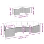 Sofá de jardín semicircular 2 piezas ratán sintético negro by , Outdoor sofas - Ref: Foro24-3262061, Price: 490,04 €, Discoun...