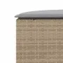 Halbrundes Gartensofa, 2-teilig, aus synthetischem Rattan in Beige. von , Outdoor-Sofas - Ref: Foro24-3262063, Preis: 632,30 ...