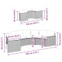 Sofá de jardín semicircular 2 piezas ratán sintético beige by , Outdoor sofas - Ref: Foro24-3262063, Price: 552,26 €, Discoun...