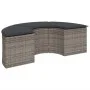 Halbrundes Gartensofa-Set, 3-teilig, aus grauem Kunststoff-Rattan. von , Outdoor-Sofas - Ref: Foro24-3262075, Preis: 611,59 €...