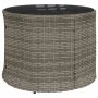 Halbrundes Gartensofa-Set, 3-teilig, aus grauem Kunststoff-Rattan. von , Outdoor-Sofas - Ref: Foro24-3262075, Preis: 611,59 €...