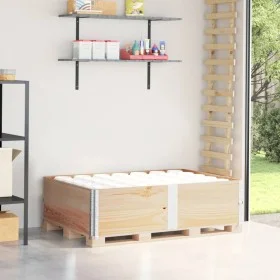 Collares de palets 2 unidades madera maciza de pino 150x100 cm by , Loading platforms and pallets - Ref: Foro24-4010305, Pric...