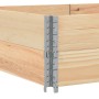 Collares de palets 2 unidades madera maciza de pino 150x100 cm by , Loading platforms and pallets - Ref: Foro24-4010305, Pric...