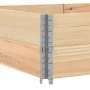 Collares de palets 2 unidades madera maciza de pino 150x100 cm by , Loading platforms and pallets - Ref: Foro24-4010305, Pric...
