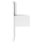 Wand-Nachttische mit LED-Lichtern, 2 Stück, weiß von , Nachttische - Ref: Foro24-848158, Preis: 135,79 €, Rabatt: %