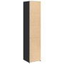 Aparador alto madera de ingeniería negro 40x41x185 cm by , Sideboards - Ref: Foro24-3281667, Price: 89,49 €, Discount: %