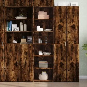 Hoher Schrank aus geräucherter Eichen-Ingenieurholz 50x41x185 cm. von , Sideboards - Ref: Foro24-3281684, Preis: 97,28 €, Rab...