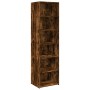 Aparador alto madera de ingeniería roble ahumado 50x41x185 cm by , Sideboards - Ref: Foro24-3281684, Price: 99,39 €, Discount: %