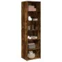 Aparador alto madera de ingeniería roble ahumado 50x41x185 cm de , Aparadores - Ref: Foro24-3281684, Precio: 98,22 €, Descuen...