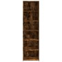 Aparador alto madera de ingeniería roble ahumado 50x41x185 cm by , Sideboards - Ref: Foro24-3281684, Price: 99,39 €, Discount: %