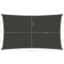 Segelmarkise anthrazitgrau HDPE 160 g/m² 2x5 m von vidaXL, Sonnenschirme - Ref: Foro24-311066, Preis: 30,29 €, Rabatt: %