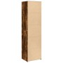 Aparador alto madera de ingeniería roble ahumado 50x41x185 cm by , Sideboards - Ref: Foro24-3281684, Price: 99,39 €, Discount: %