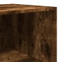 Aparador alto madera de ingeniería roble ahumado 50x41x185 cm by , Sideboards - Ref: Foro24-3281684, Price: 99,39 €, Discount: %