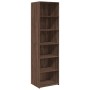 Aparador alto madera de ingeniería marrón roble 50x41x185 cm by , Sideboards - Ref: Foro24-3281686, Price: 101,81 €, Discount: %
