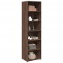 Aparador alto madera de ingeniería marrón roble 50x41x185 cm by , Sideboards - Ref: Foro24-3281686, Price: 101,81 €, Discount: %
