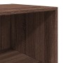 Aparador alto madera de ingeniería marrón roble 50x41x185 cm by , Sideboards - Ref: Foro24-3281686, Price: 101,81 €, Discount: %